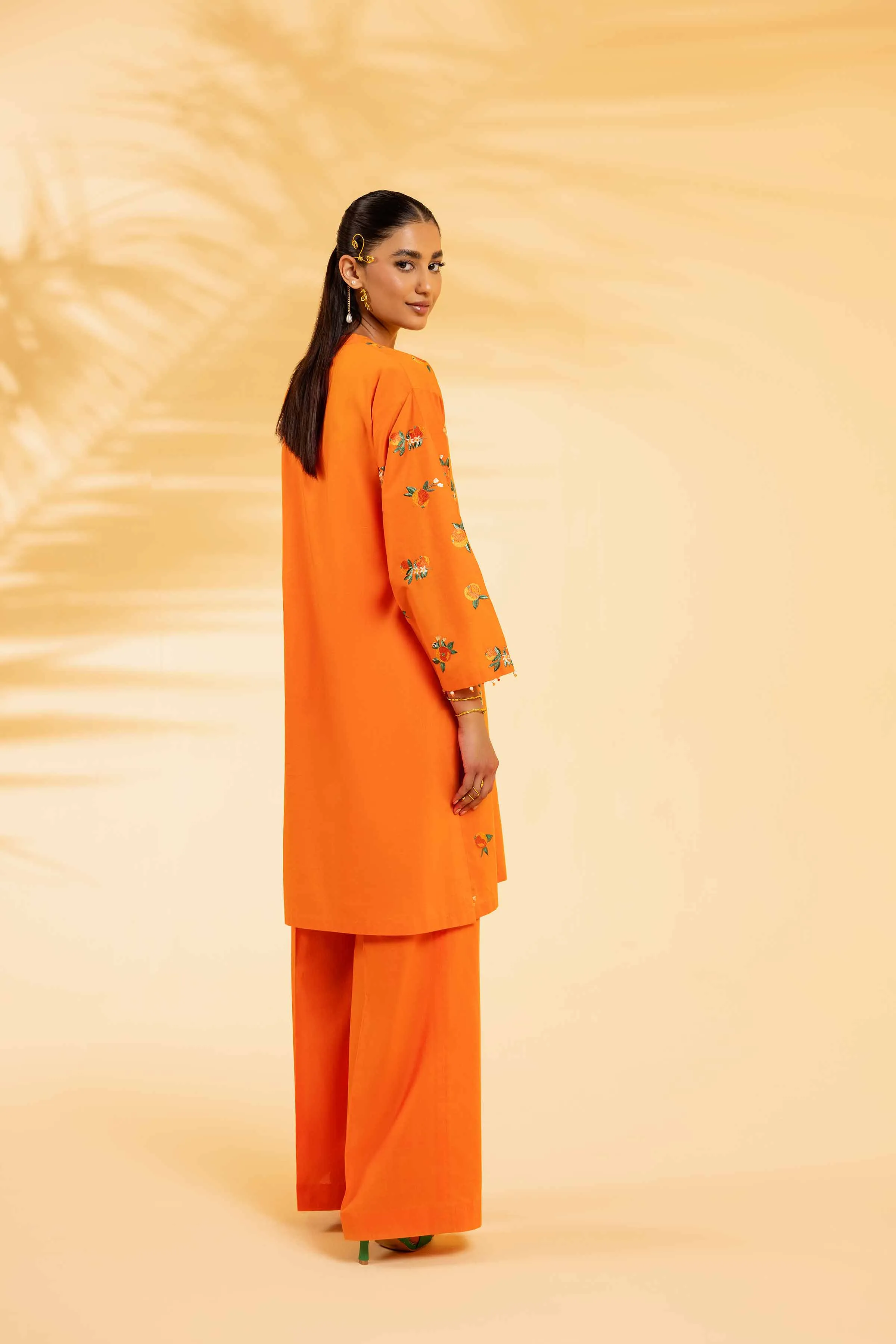 2 Piece - Dyed Embroidered Suit - 42401057