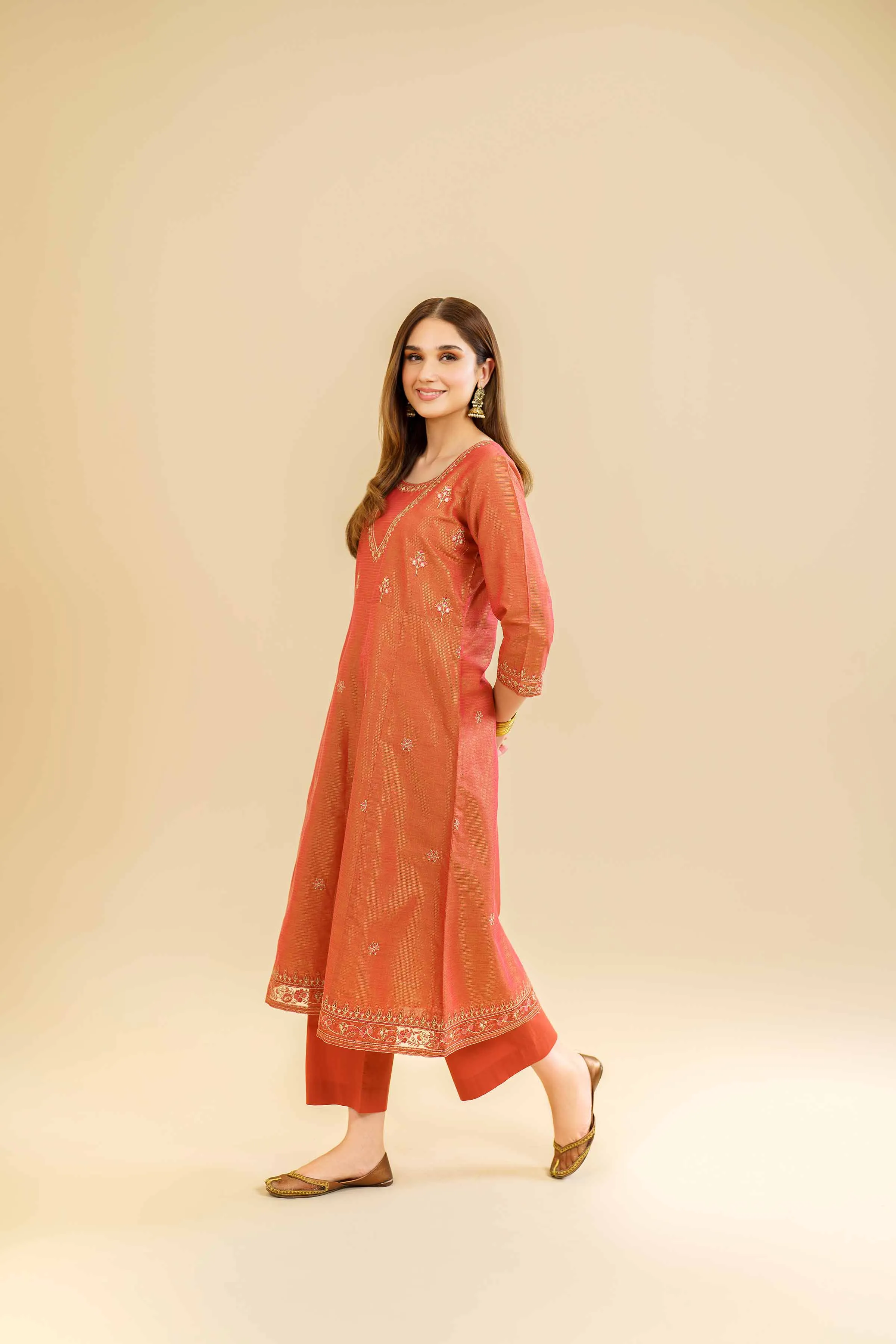 2 Piece - Embroidered Suit - KFE24-99