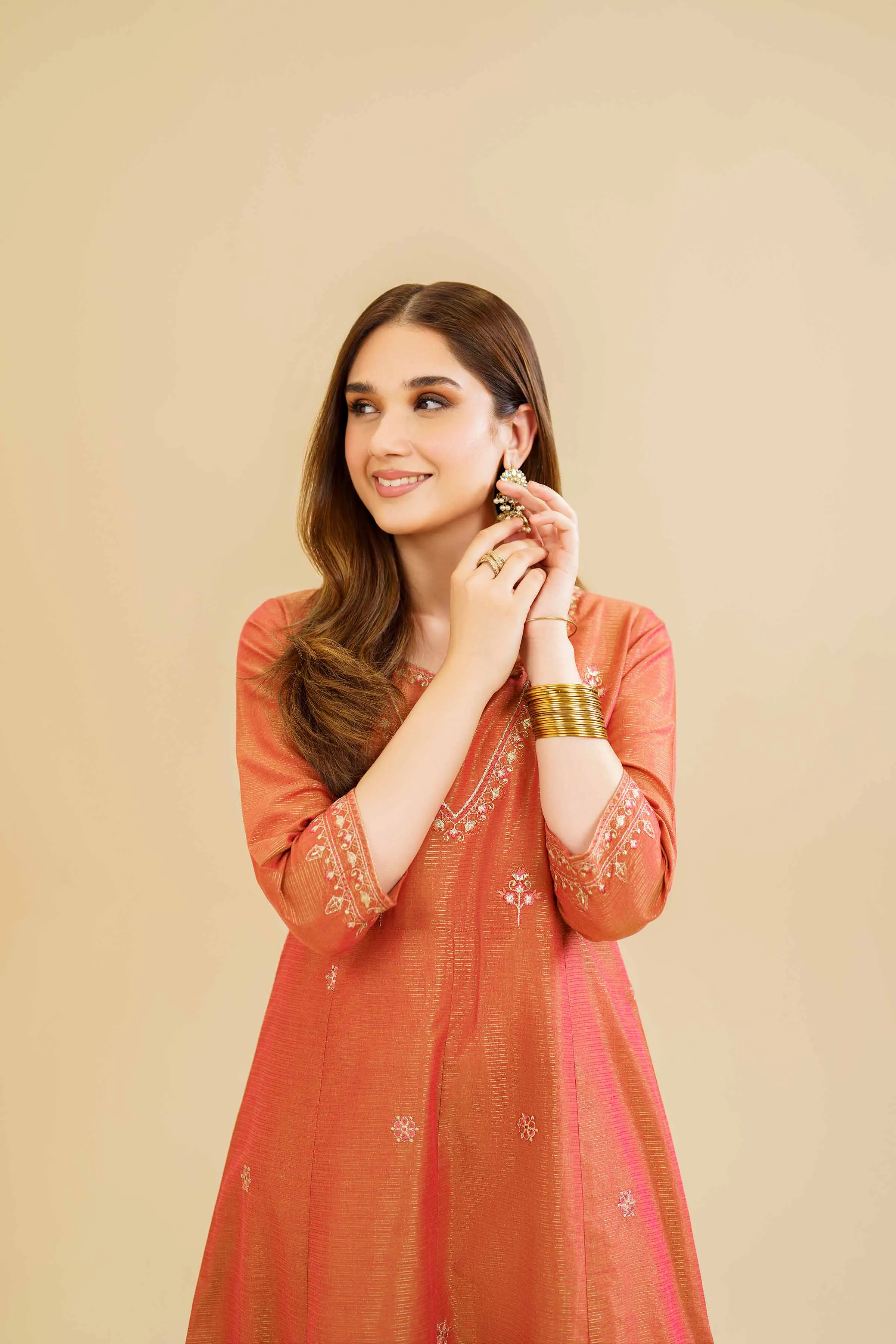 2 Piece - Embroidered Suit - KFE24-99