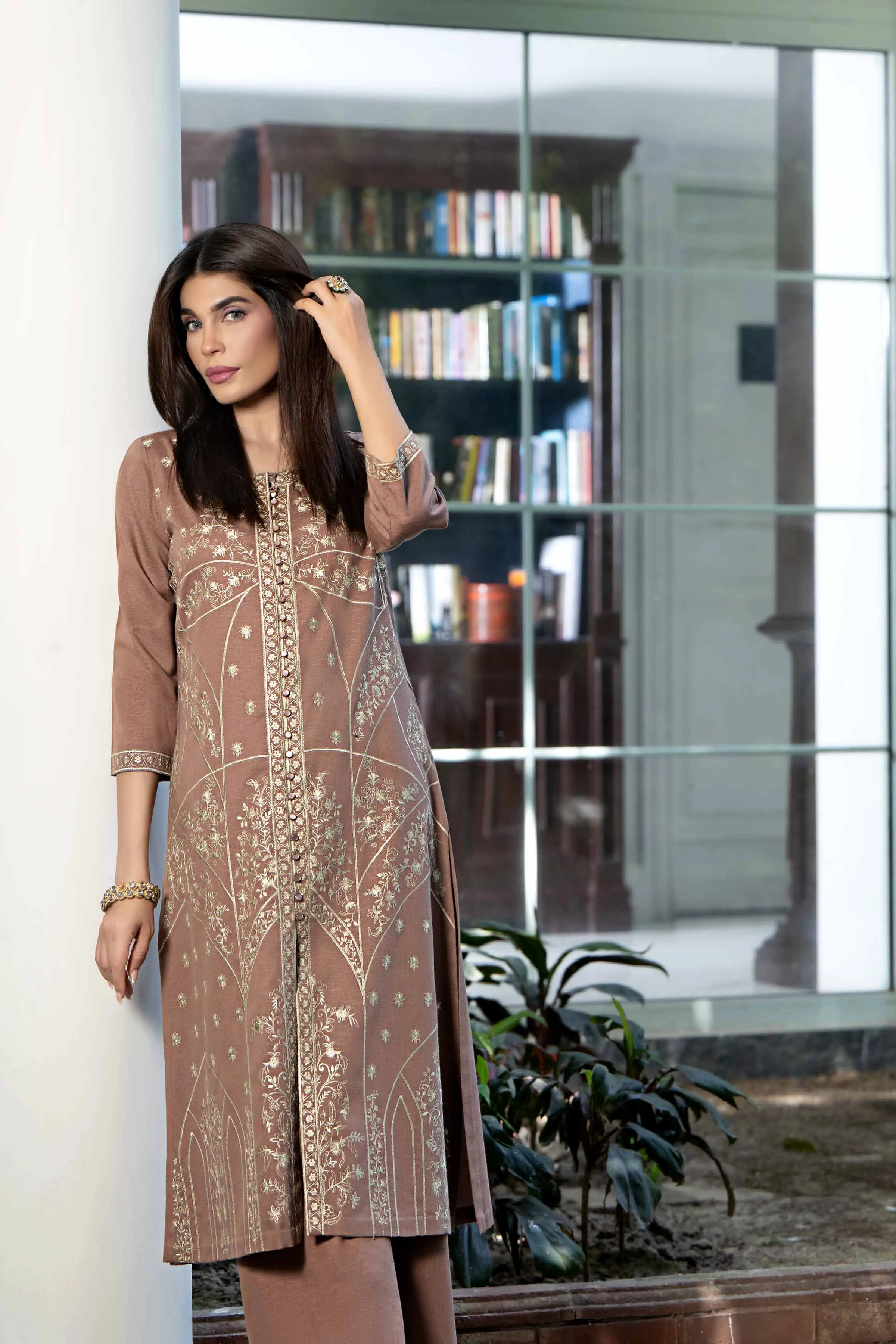 2 Piece - Embroidered Suit - KFW23-28