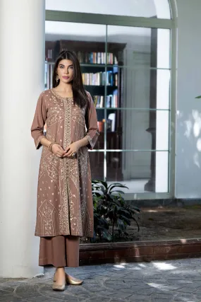 2 Piece - Embroidered Suit - KFW23-28