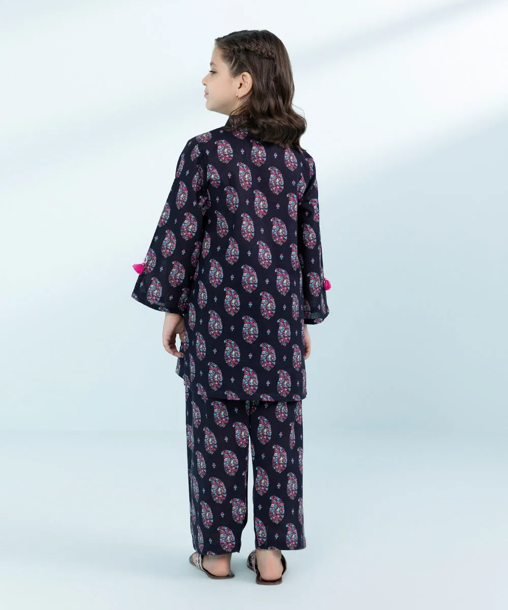 2 Piece - Printed Khaddar Suit