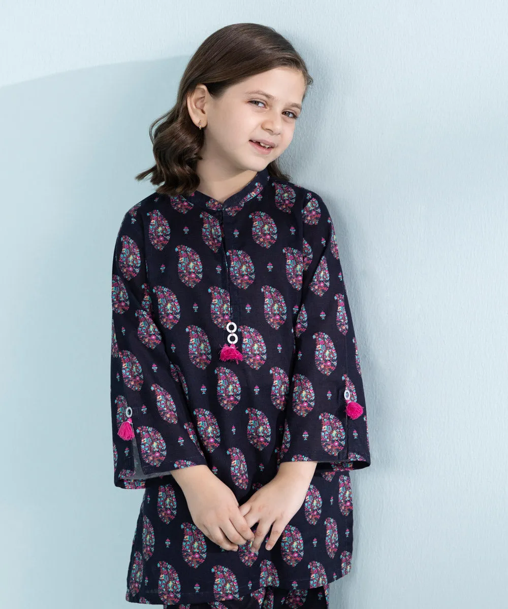 2 Piece - Printed Khaddar Suit