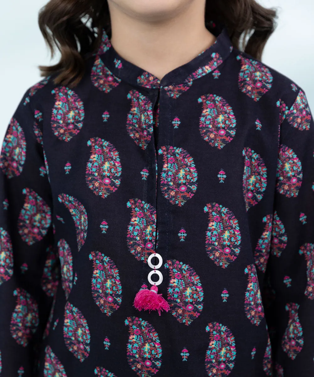 2 Piece - Printed Khaddar Suit