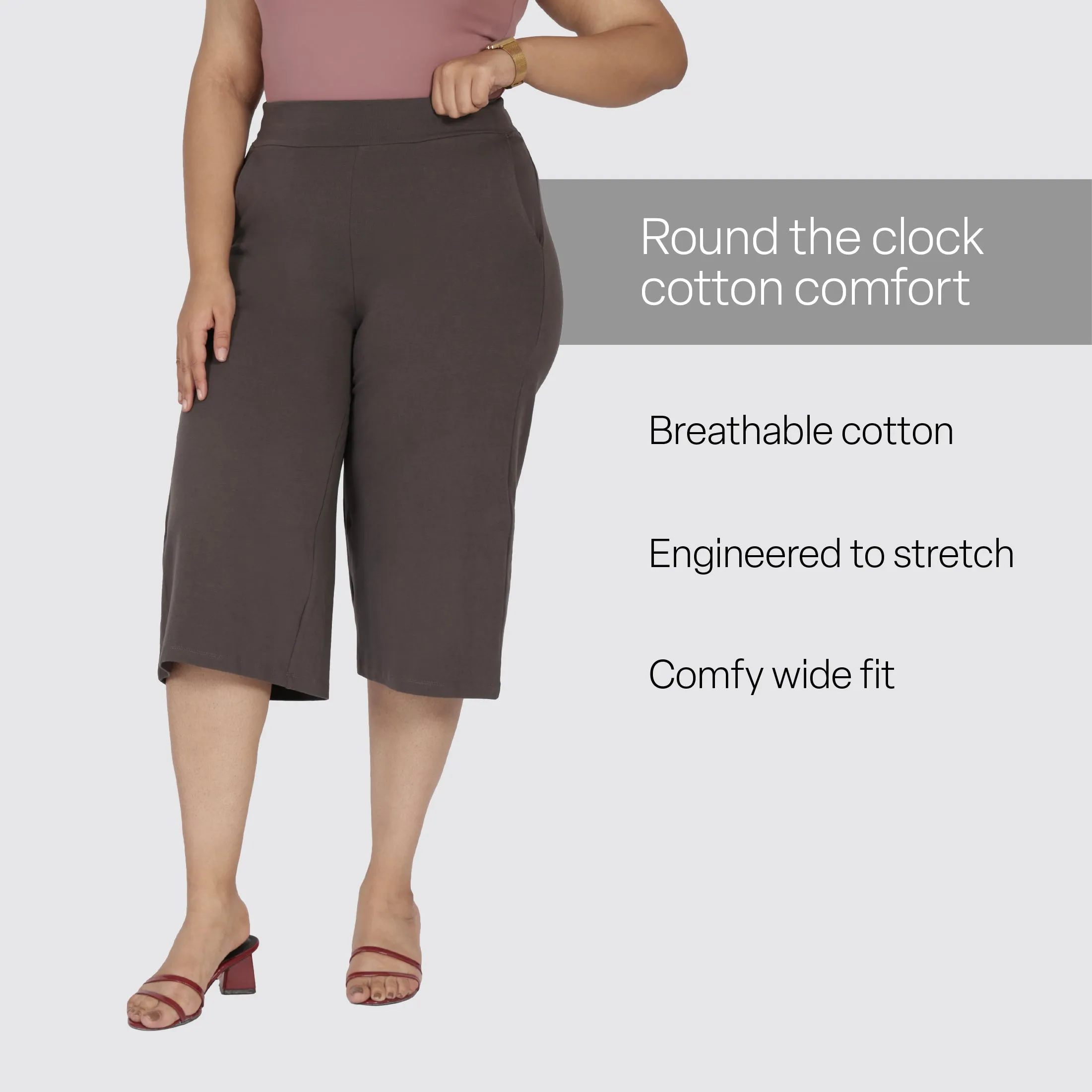 AM:PM Cotton Culottes