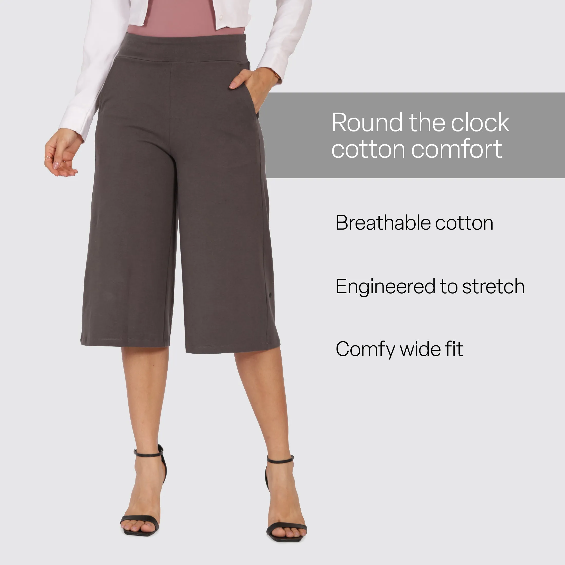 AM:PM Cotton Culottes