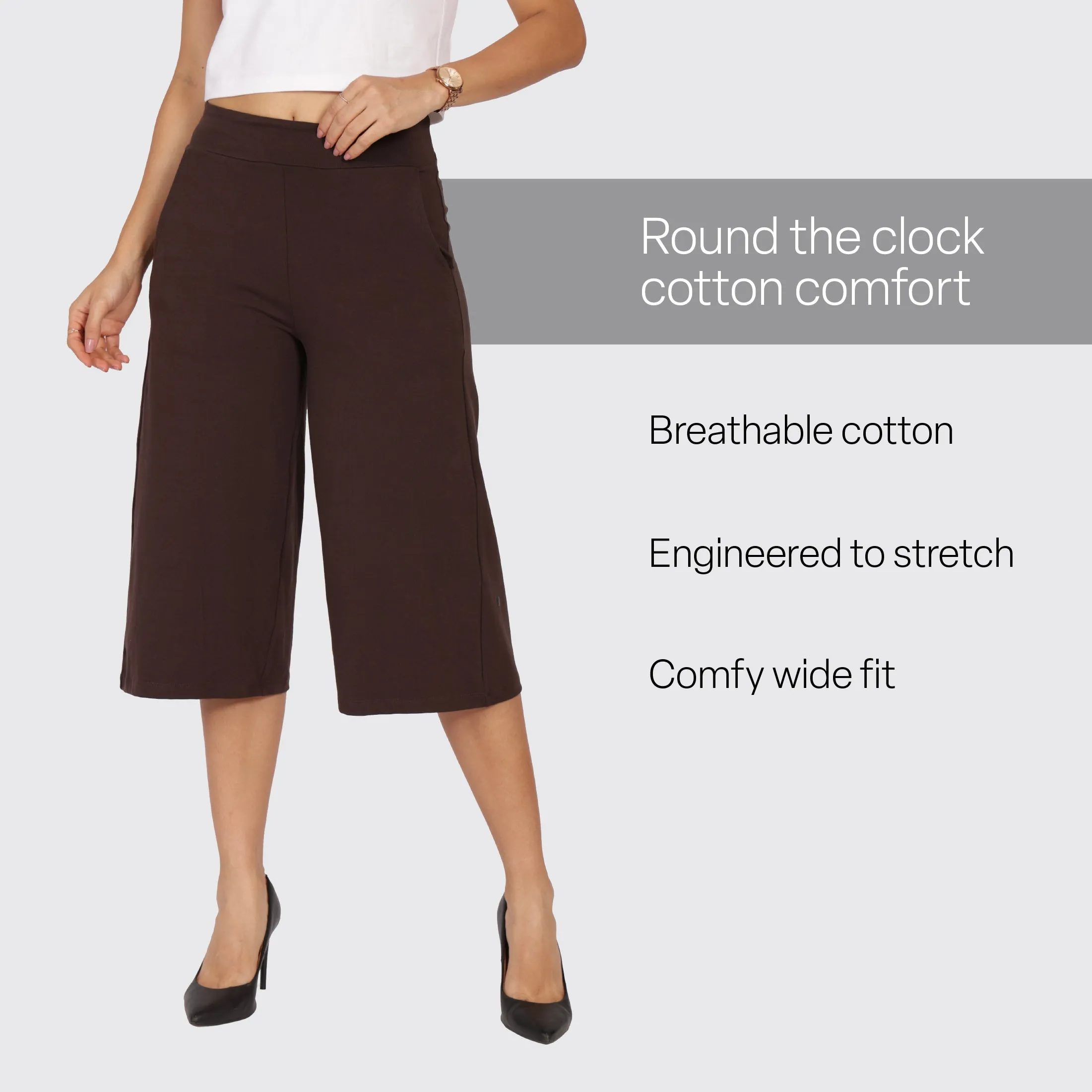 AM:PM Cotton Culottes
