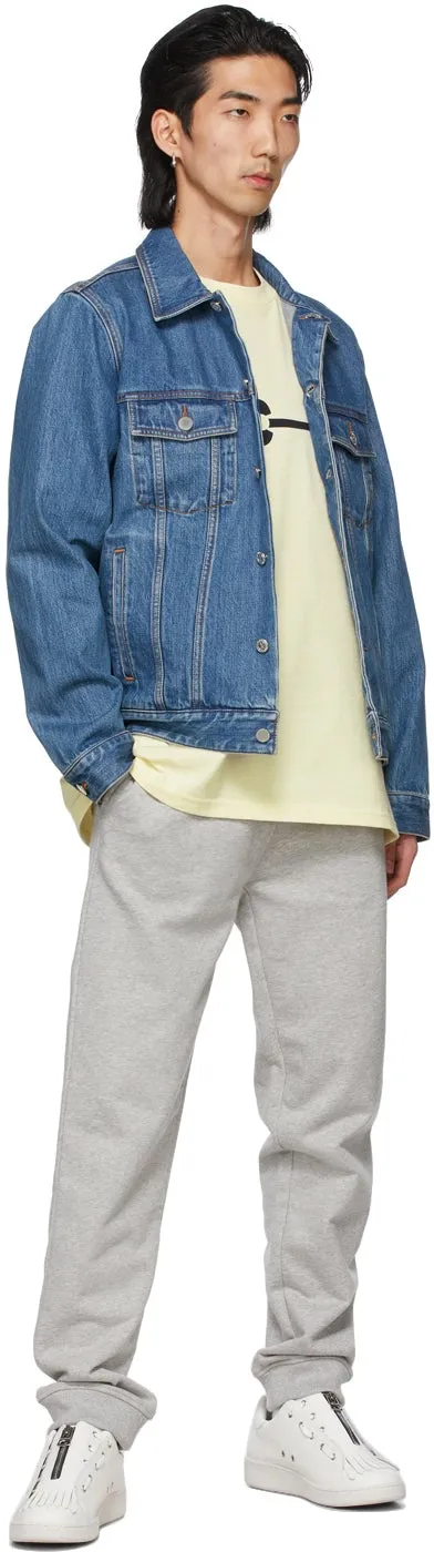 A.P.C. Grey French Terry Lounge Pants