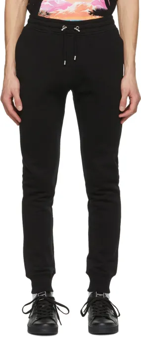 Balmain Black Printed Logo Lounge Pants