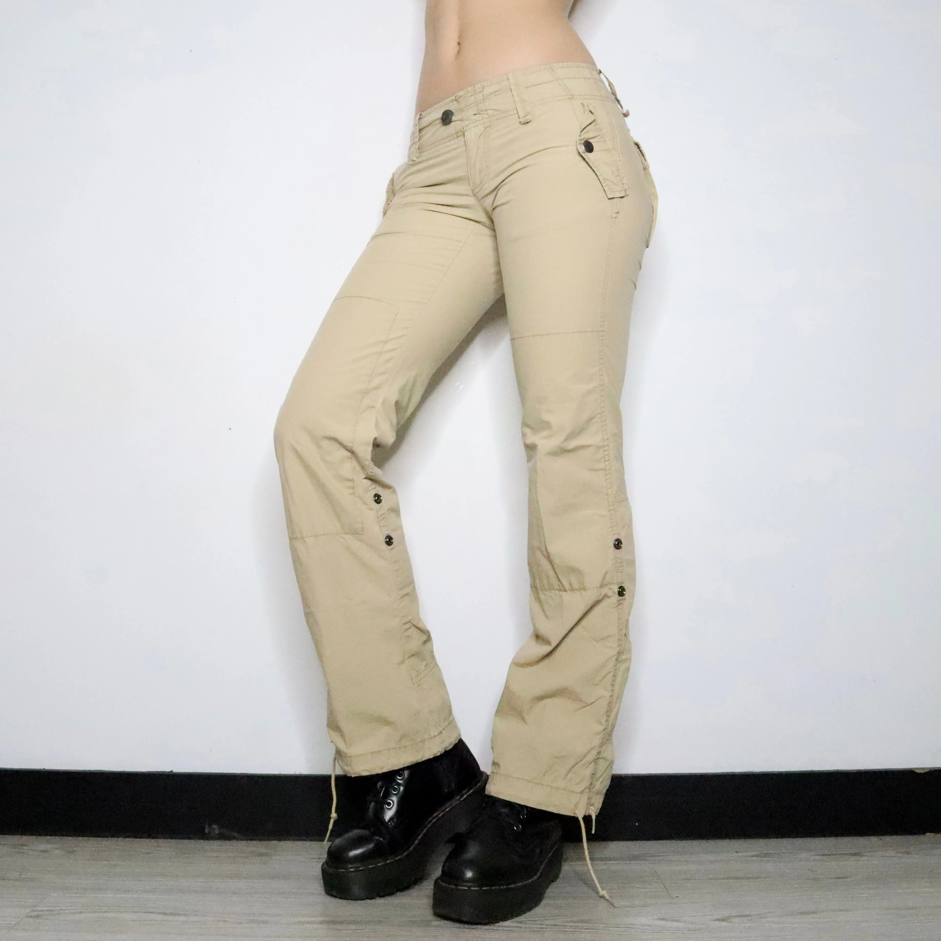 Beige Cargo Pants (XS-S)