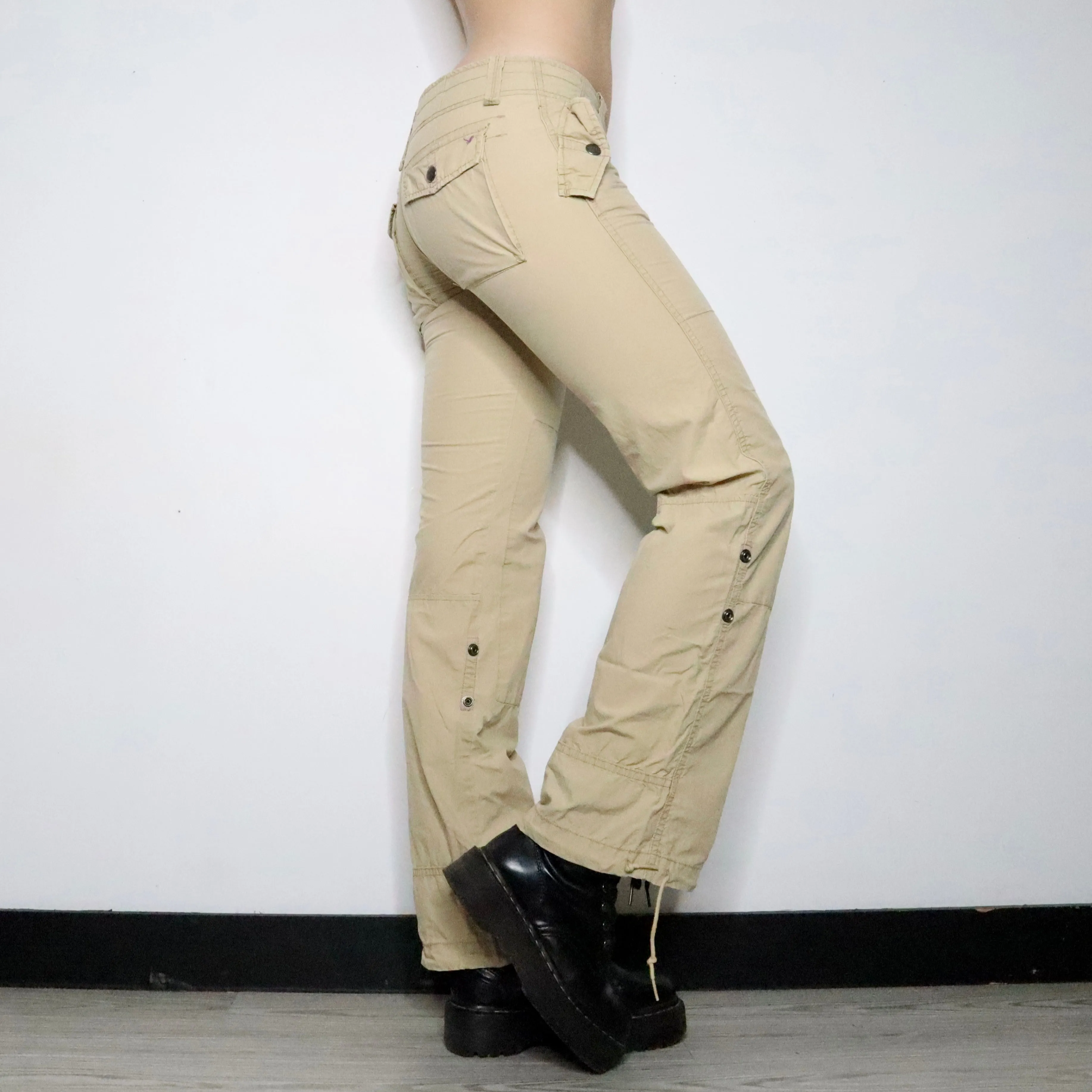 Beige Cargo Pants (XS-S)