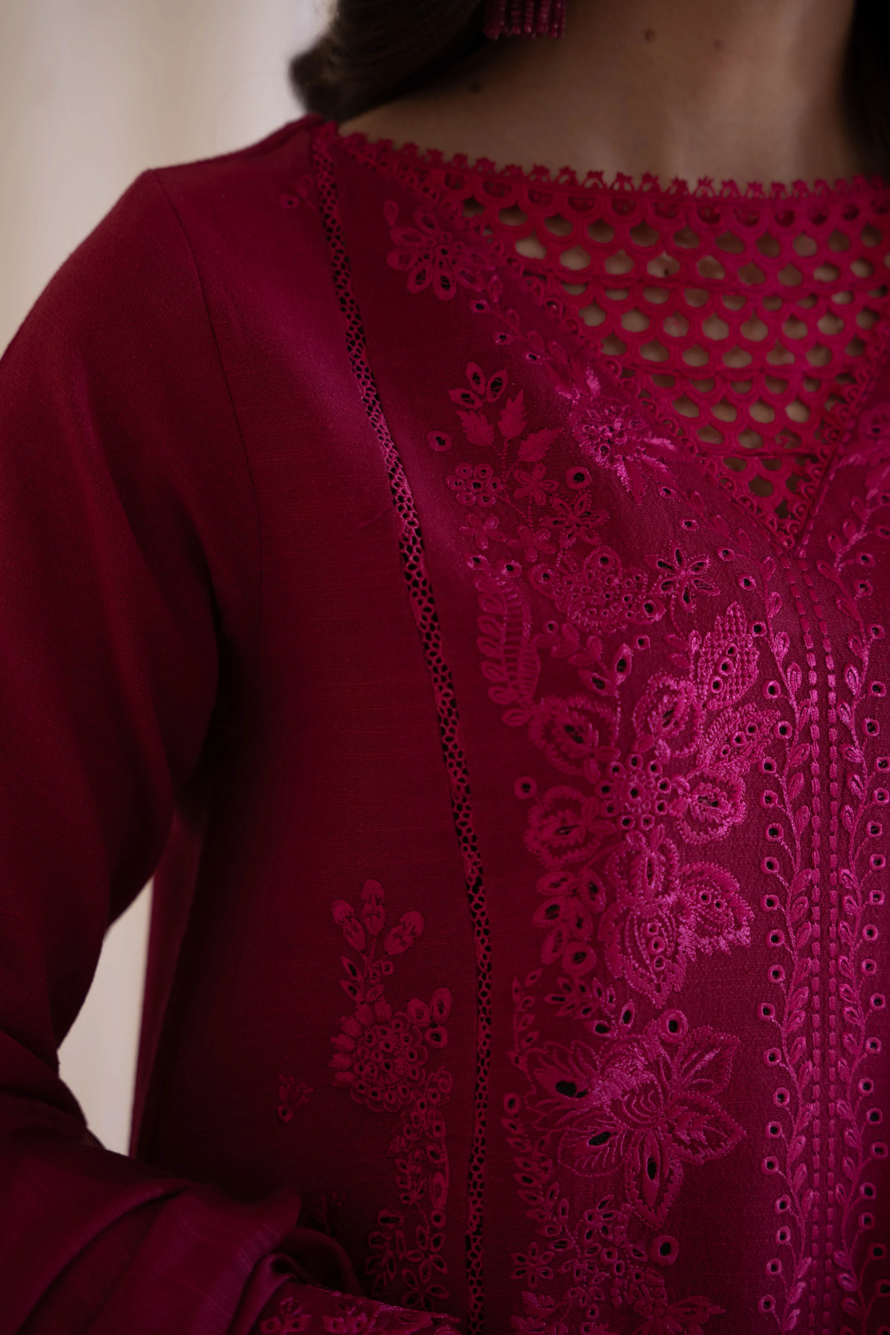 BERRY HOT PINK SET / EID 2024 PRET-NPA3-24416
