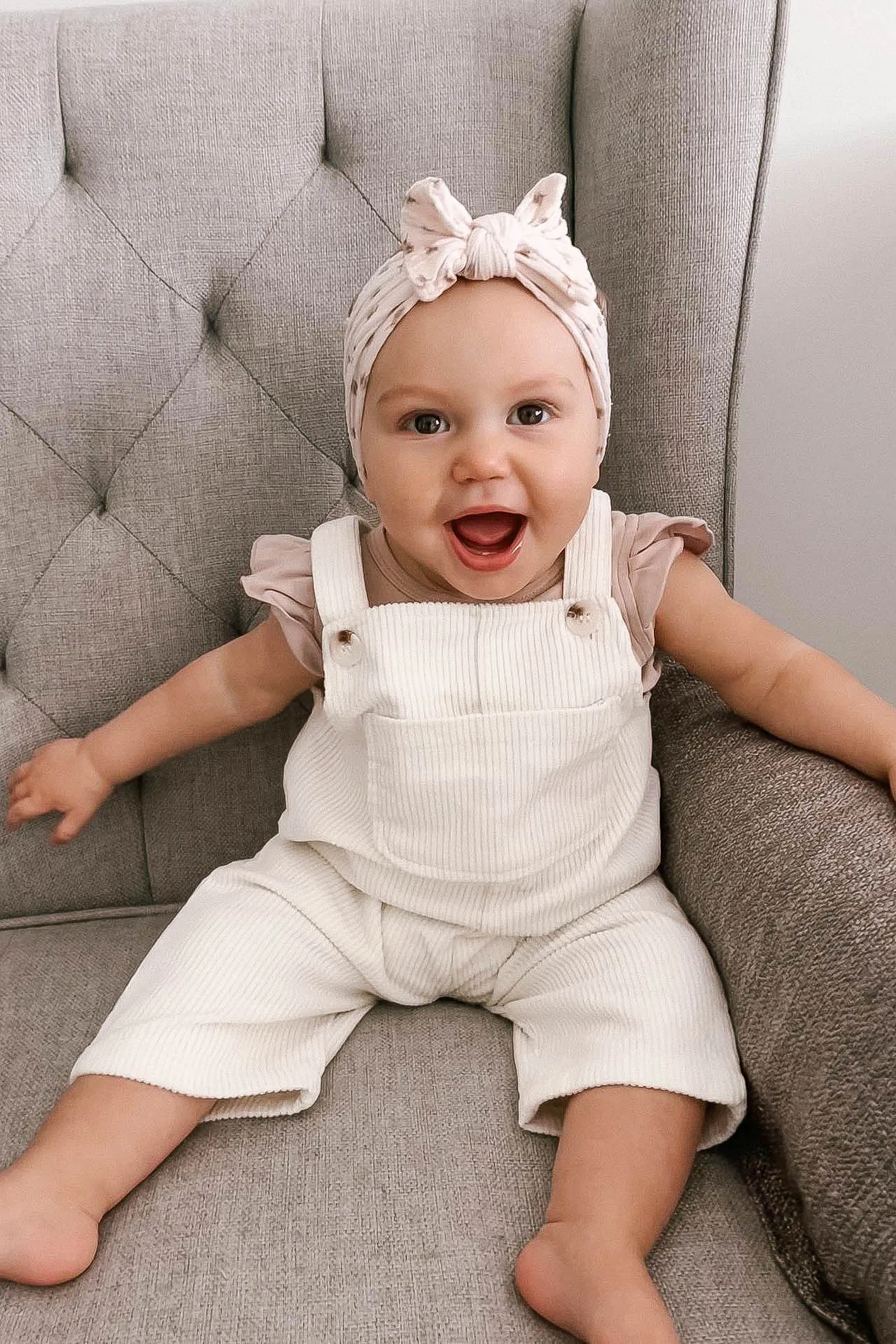 BETTER DAYS CORD OVERALLS / CREAM
