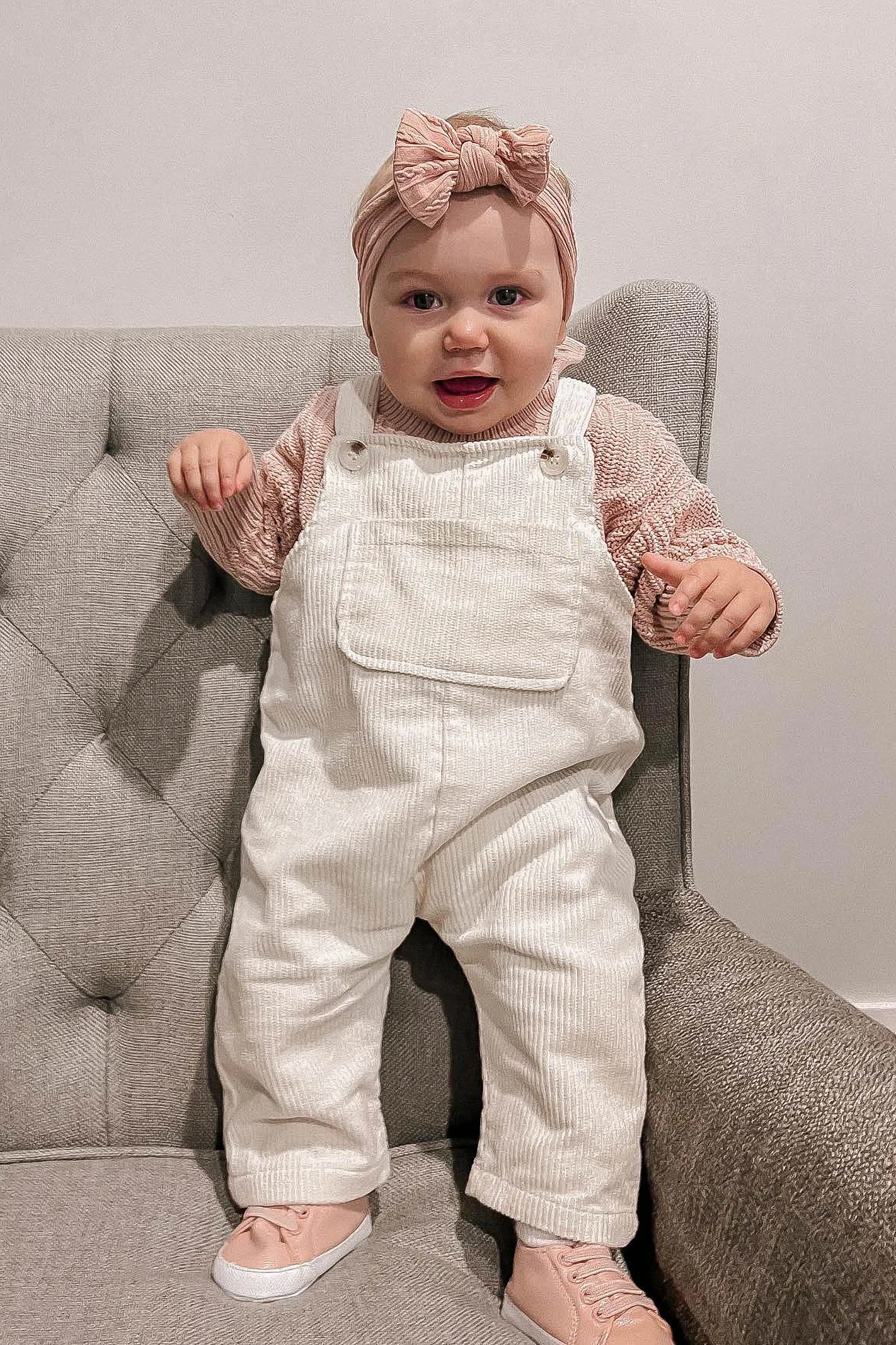 BETTER DAYS CORD OVERALLS / CREAM