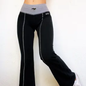 Black & Gray Bebe Sport Pants