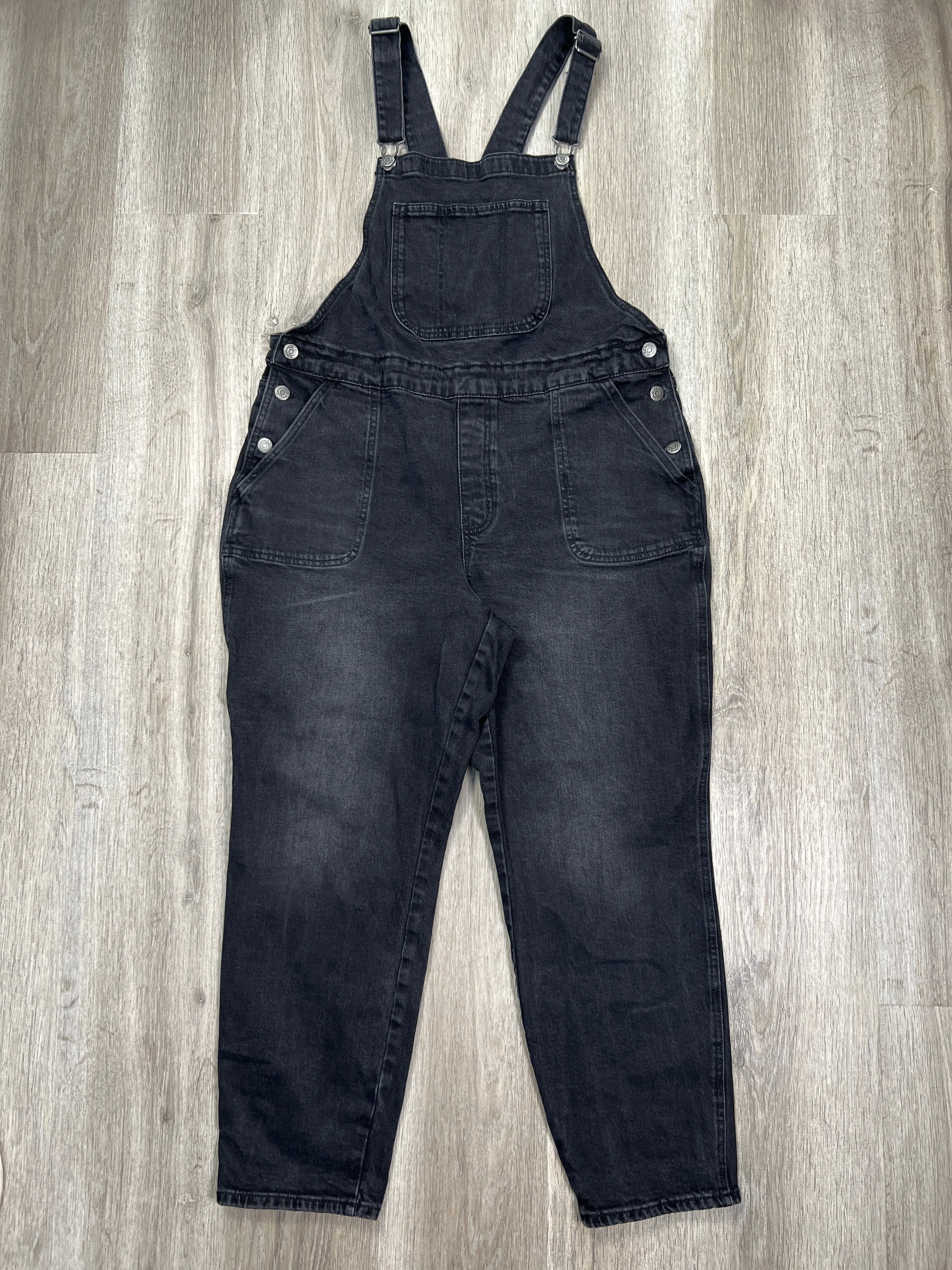Black Denim Overalls Old Navy, Size Xl