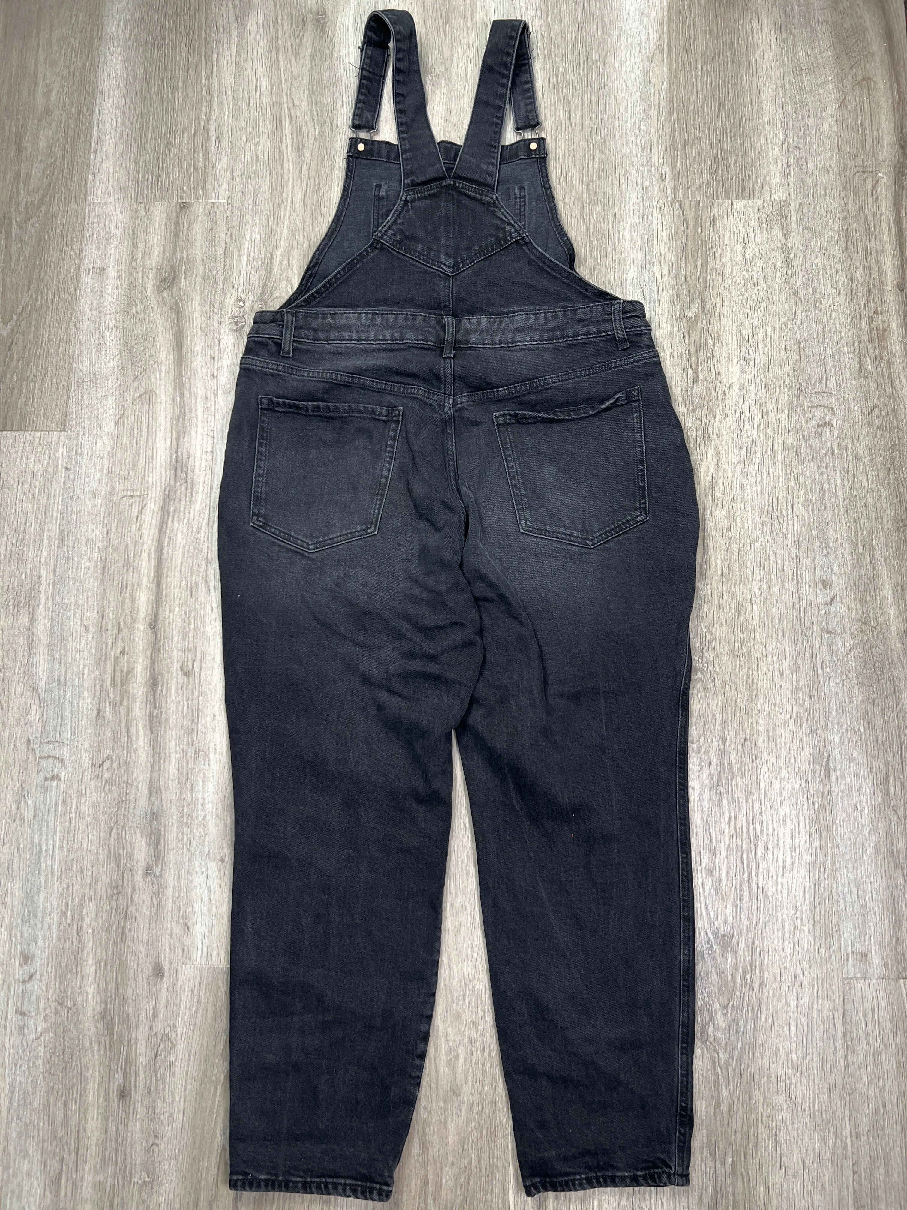 Black Denim Overalls Old Navy, Size Xl