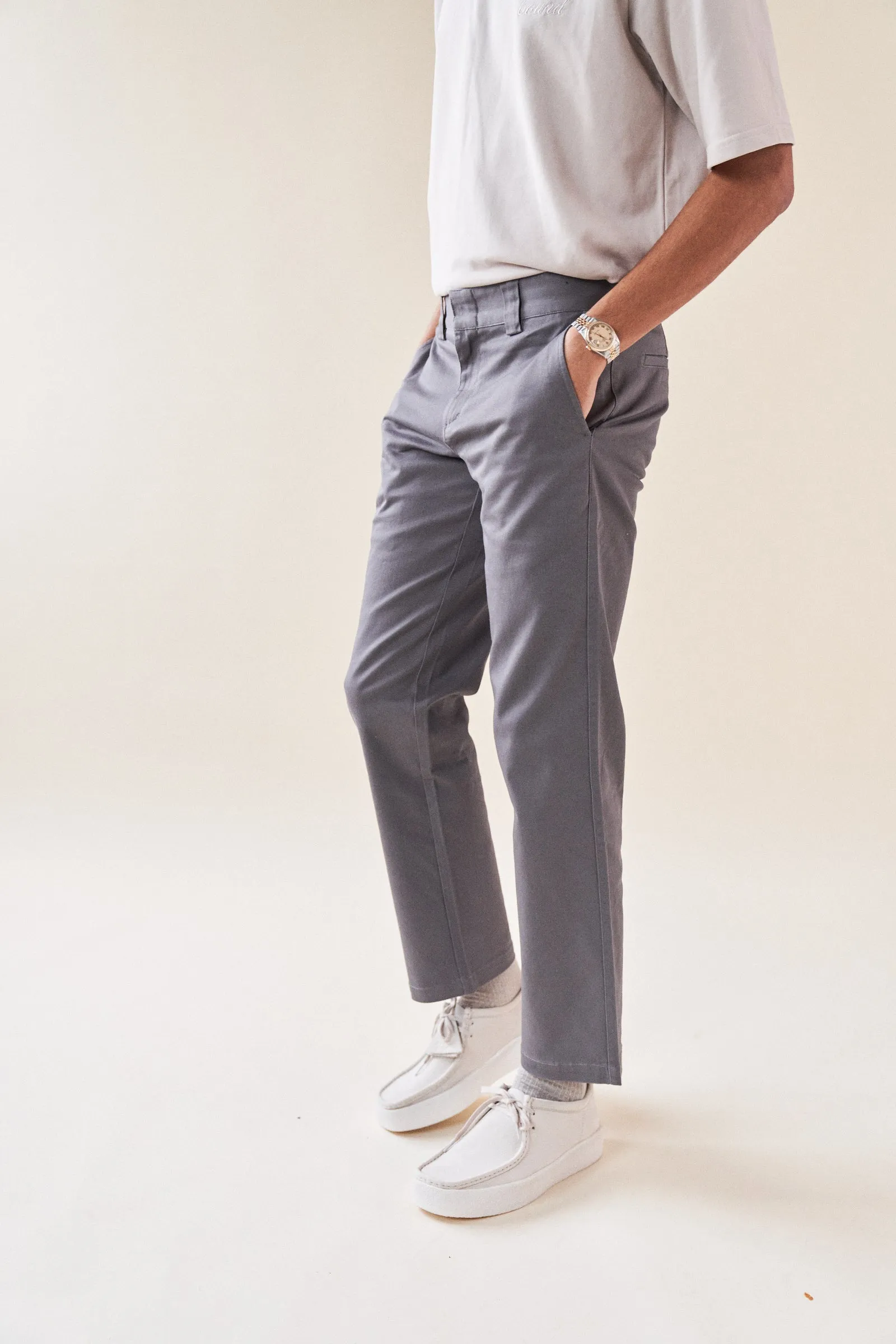 bound 'Stamford' Chino Trouser - Grey