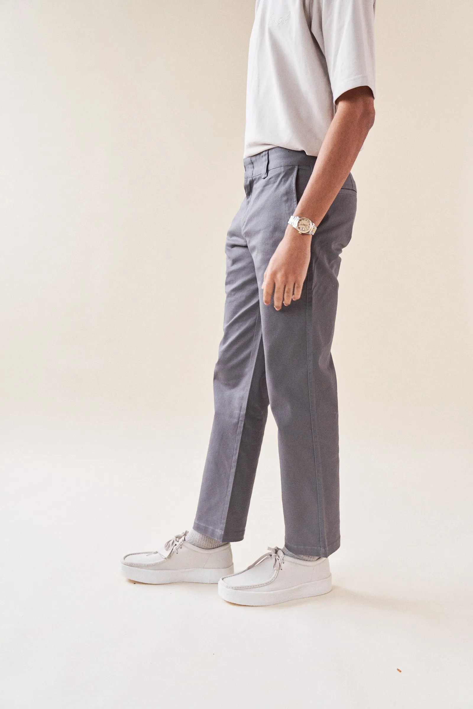 bound 'Stamford' Chino Trouser - Grey
