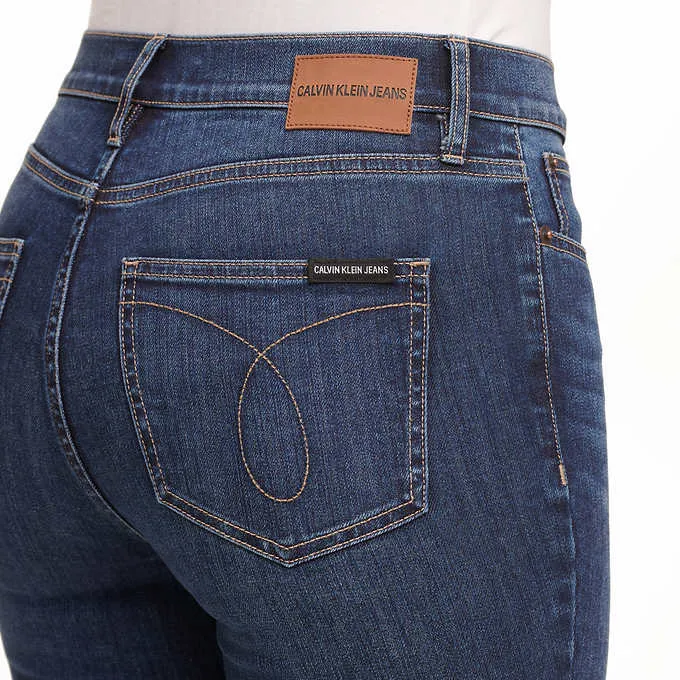 Calvin Klein Jeans Ladies’ High-Rise Jean - Dark Blue