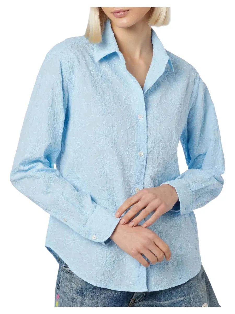 Camicia Classica Meredith in Cotone Sangallo