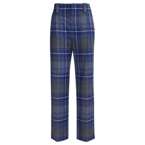 Check Print Trousers