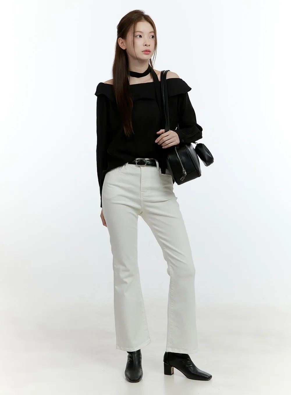 Classic Slim-Fit Bootcut Pants CF504
