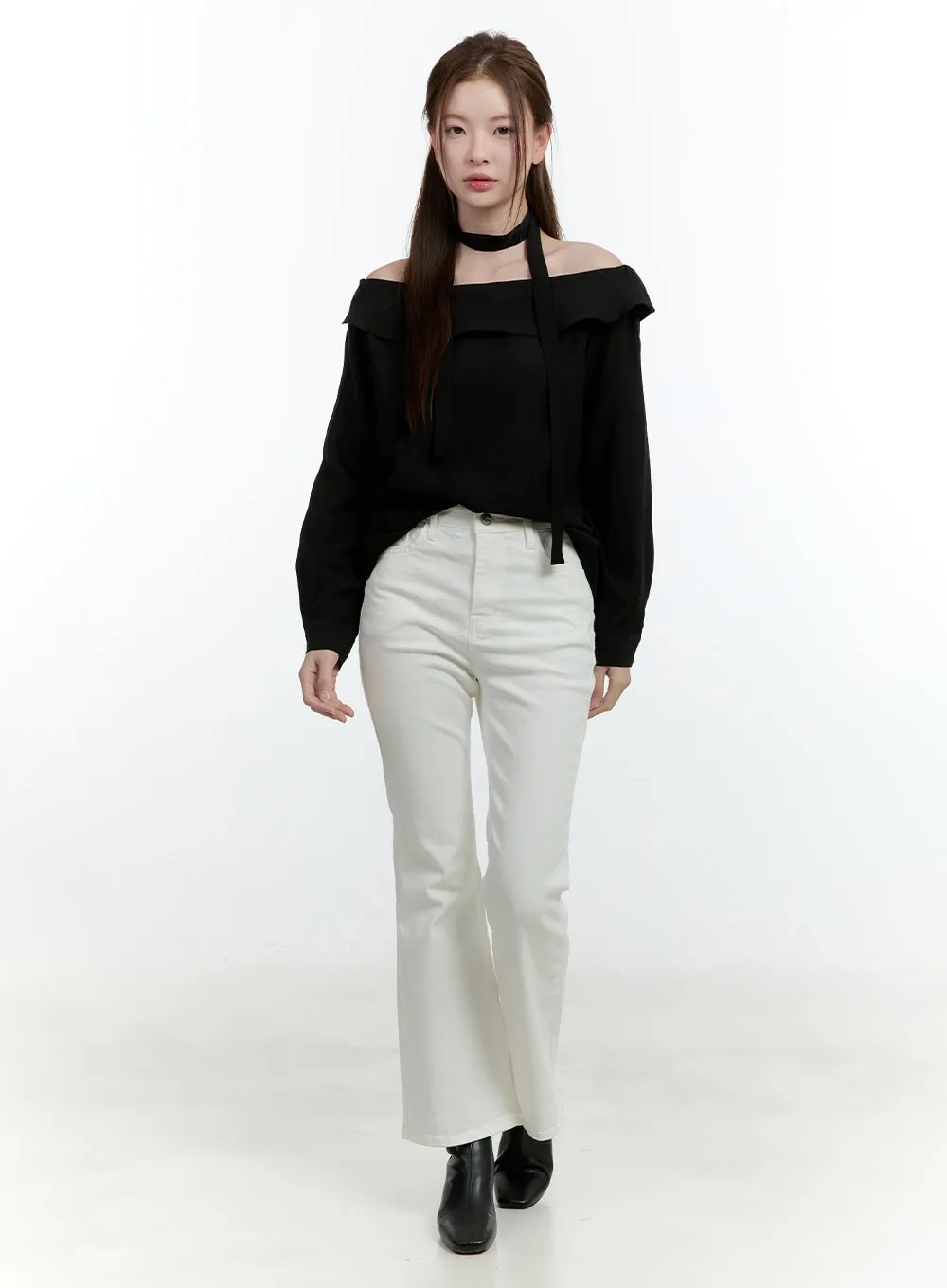 Classic Slim-Fit Bootcut Pants CF504