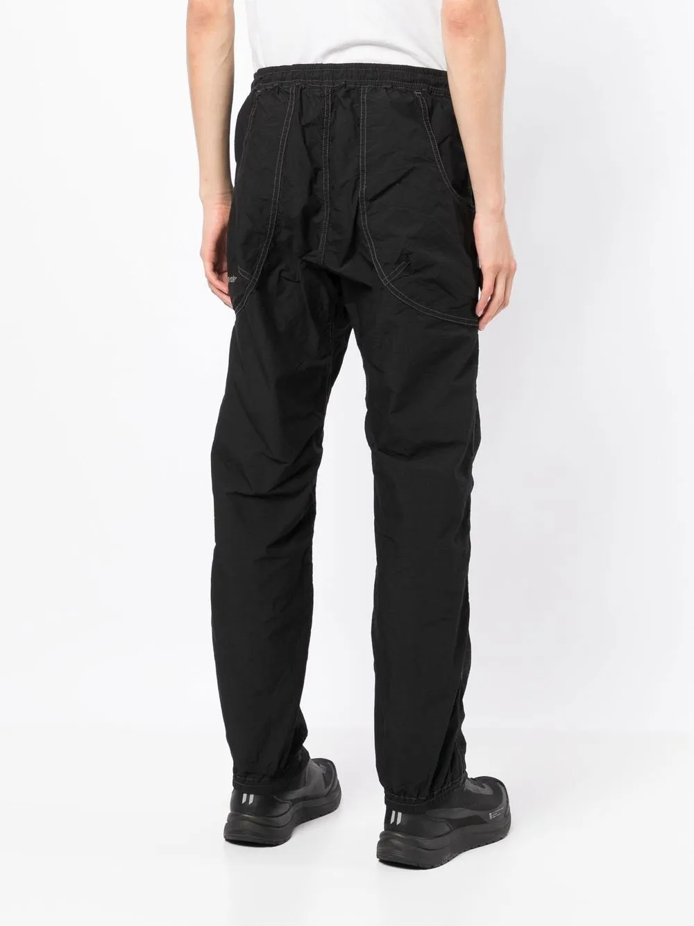 Contrast-Stitch Track Pants