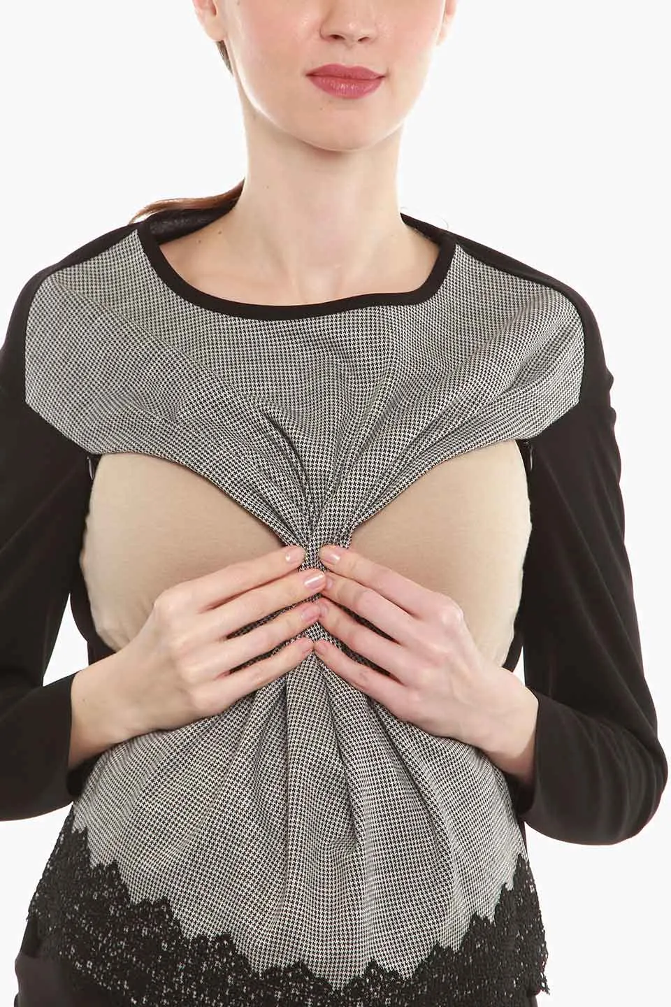Corvina Nursing Top Black