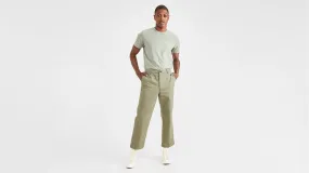Cropped Khakis, Straight Fit