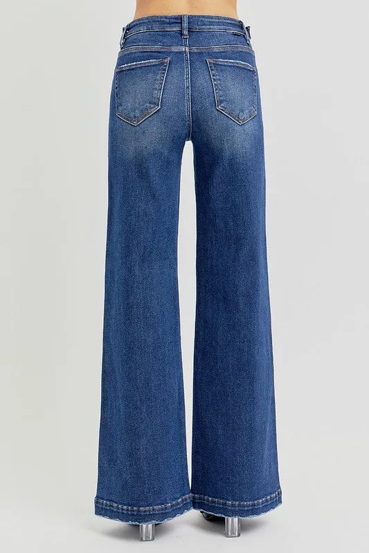 Dark Wash Bell Jeans