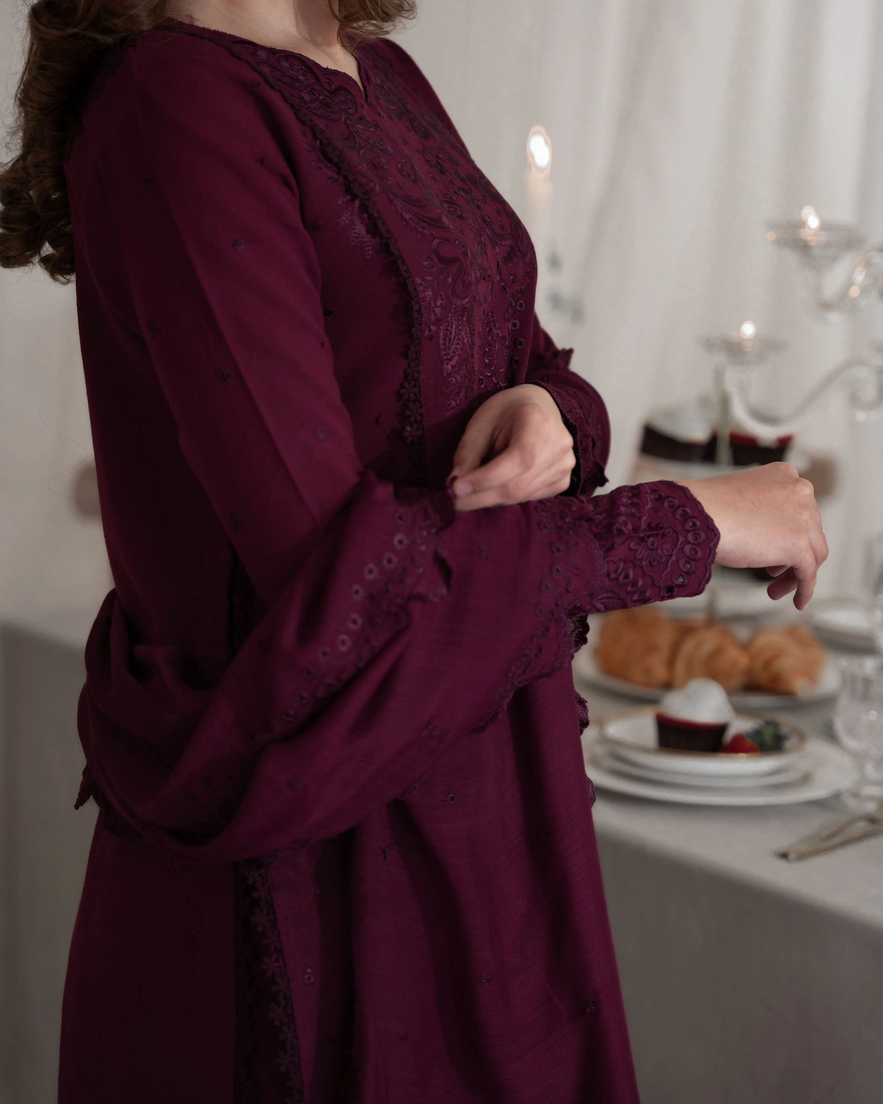 DEEP PLUM SET / EID PRET 2024 NPA3-24415
