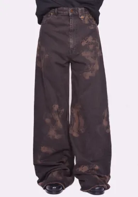 EGONLAB. AW24DN003B BAGGY DENIM PANTS BLACK (New season FW24)