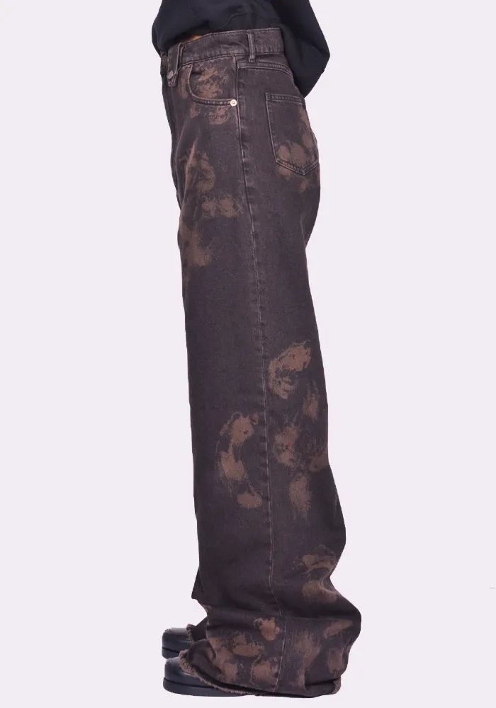 EGONLAB. AW24DN003B BAGGY DENIM PANTS BLACK (New season FW24)