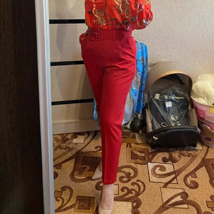 Elegant Straight Career Pants
