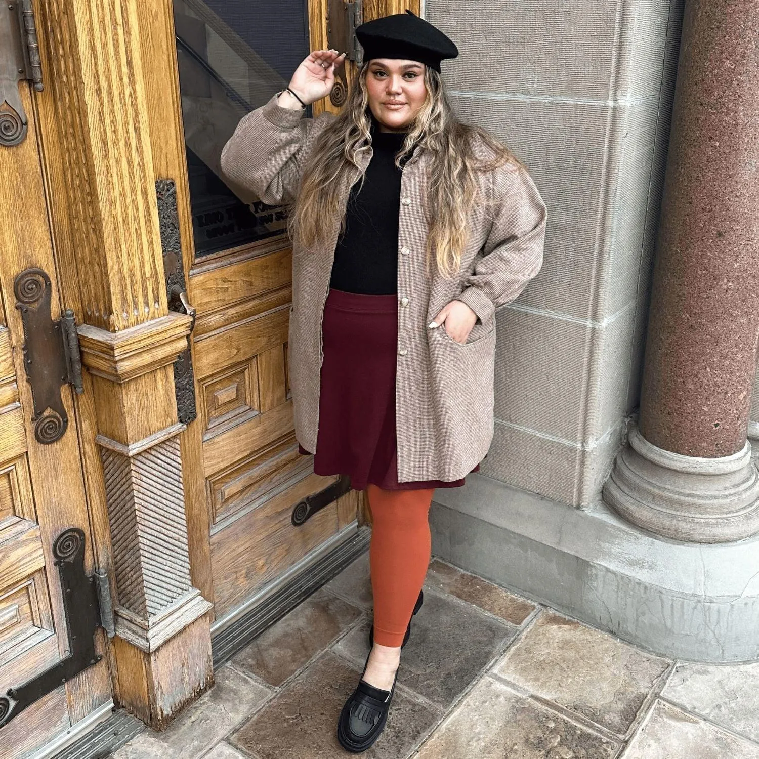 Footless Tights - Butternut