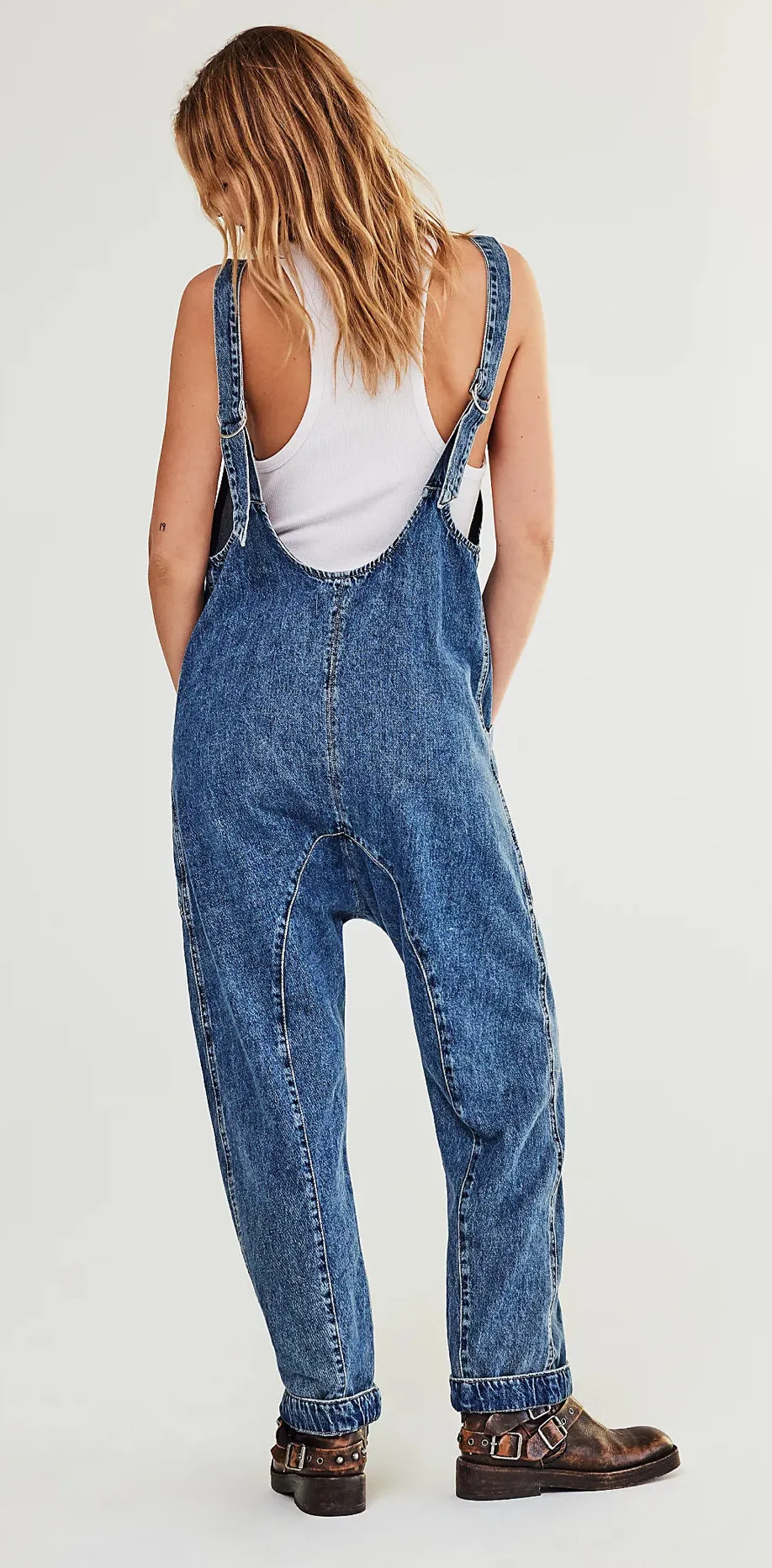 FREE PEOPLE WE THE FREE HIGH ROLLER OVERALLS