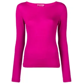 Fuchsia Cashmere Top