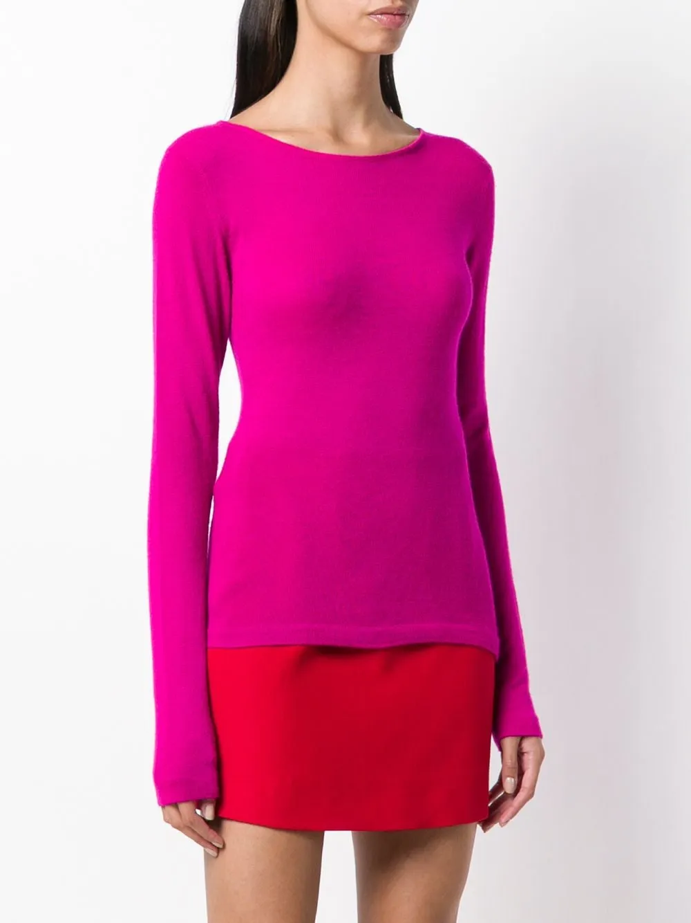Fuchsia Cashmere Top