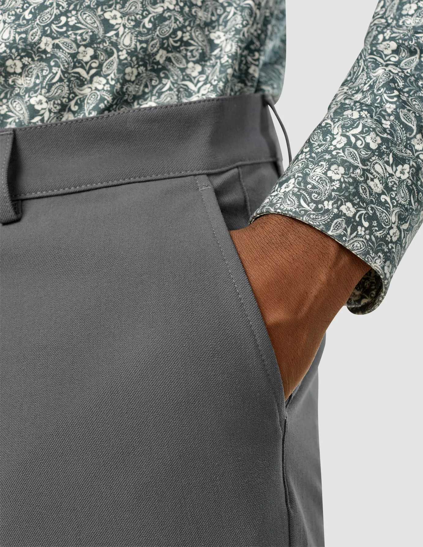 GEN2 Sleek Slim-Fit Storm Grey Pants