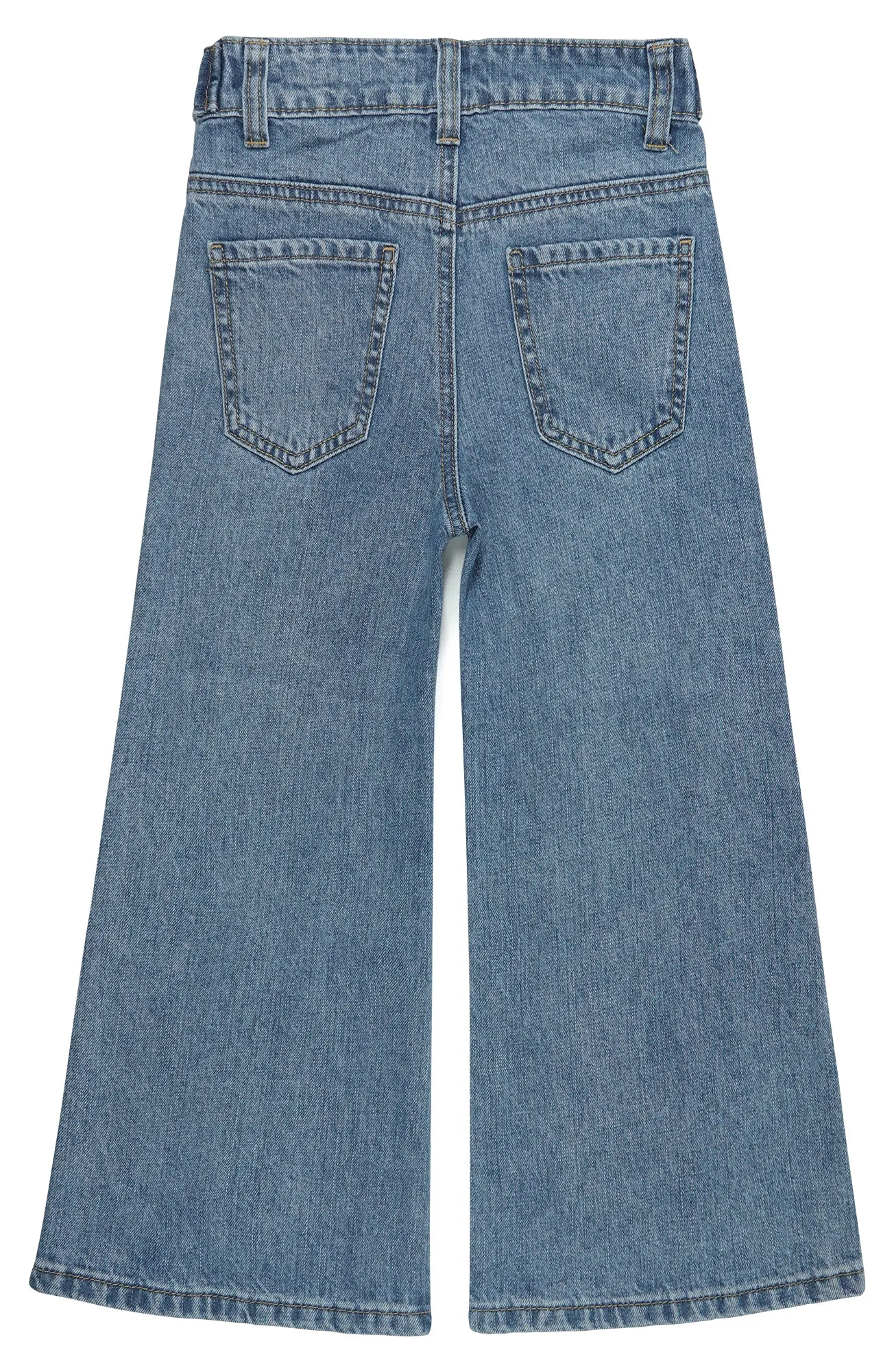 Girls Flare Little Girl Bell Bottom Summer Denim Jeans Pants