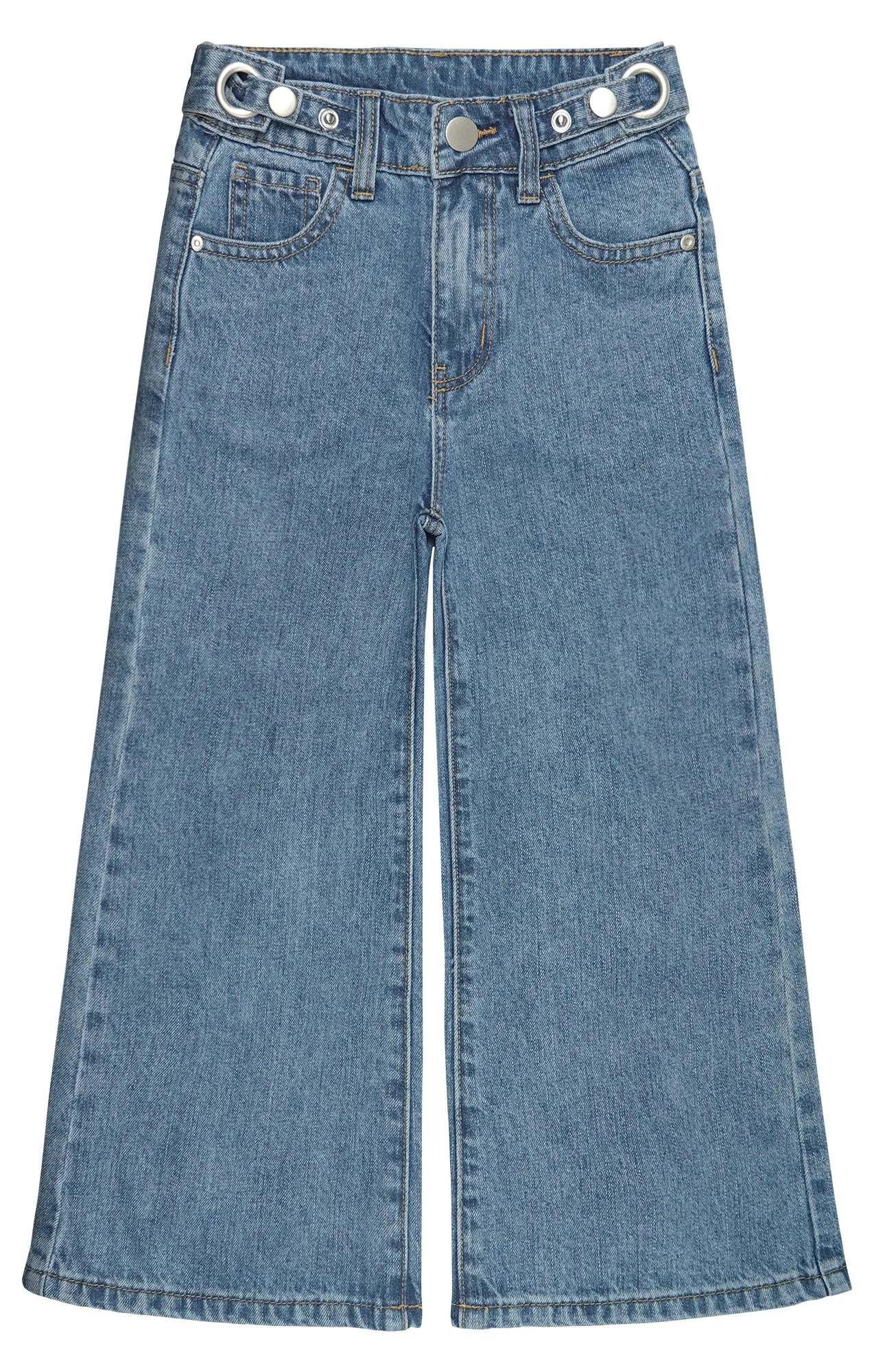 Girls Flare Little Girl Bell Bottom Summer Denim Jeans Pants
