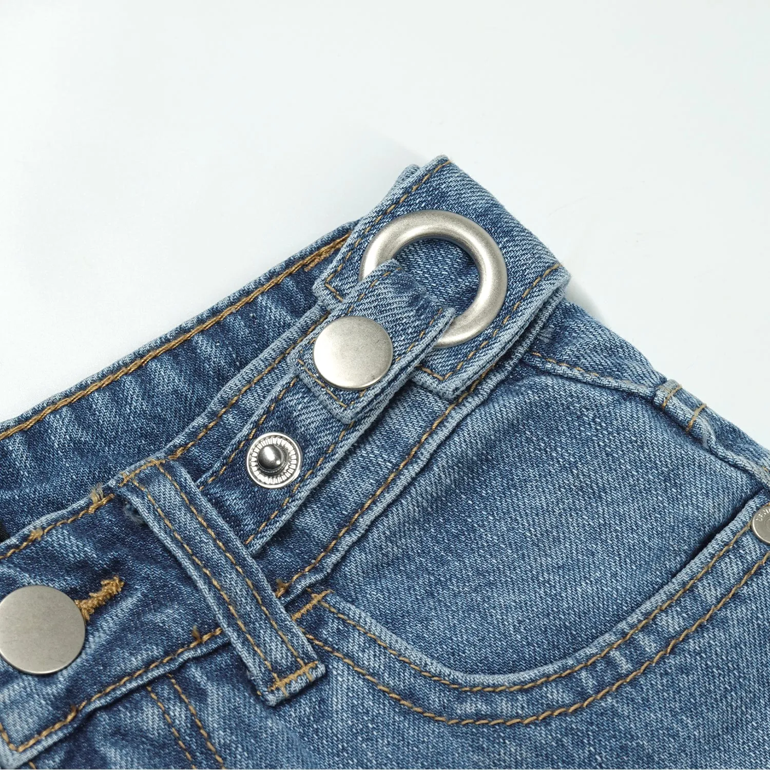 Girls Flare Little Girl Bell Bottom Summer Denim Jeans Pants