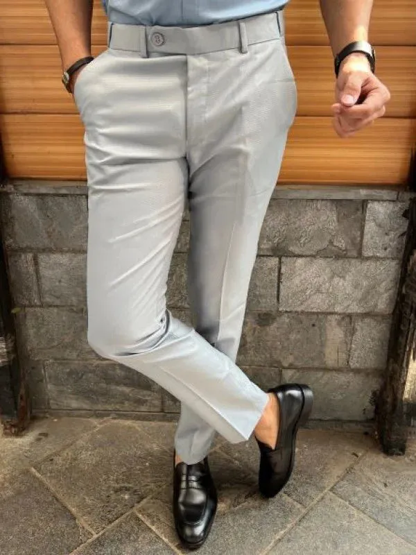 Hot Sale 49% OFFSolid Color Slim Fit Formal Pants