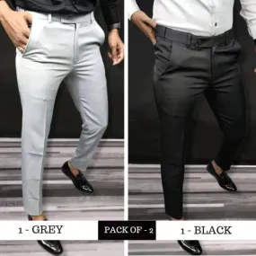 Hot Sale 49% OFFSolid Color Slim Fit Formal Pants