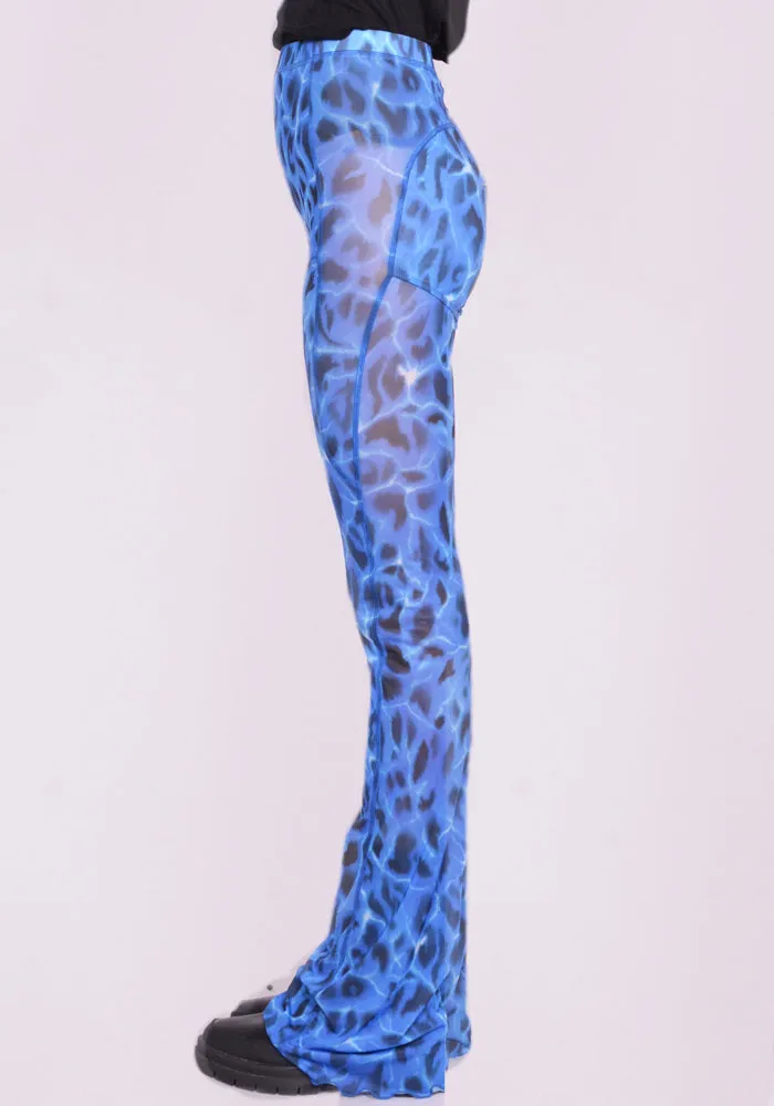 KNWLS SS24-HL0AQULEO HALCYON LEGGINGS AQUA LEO