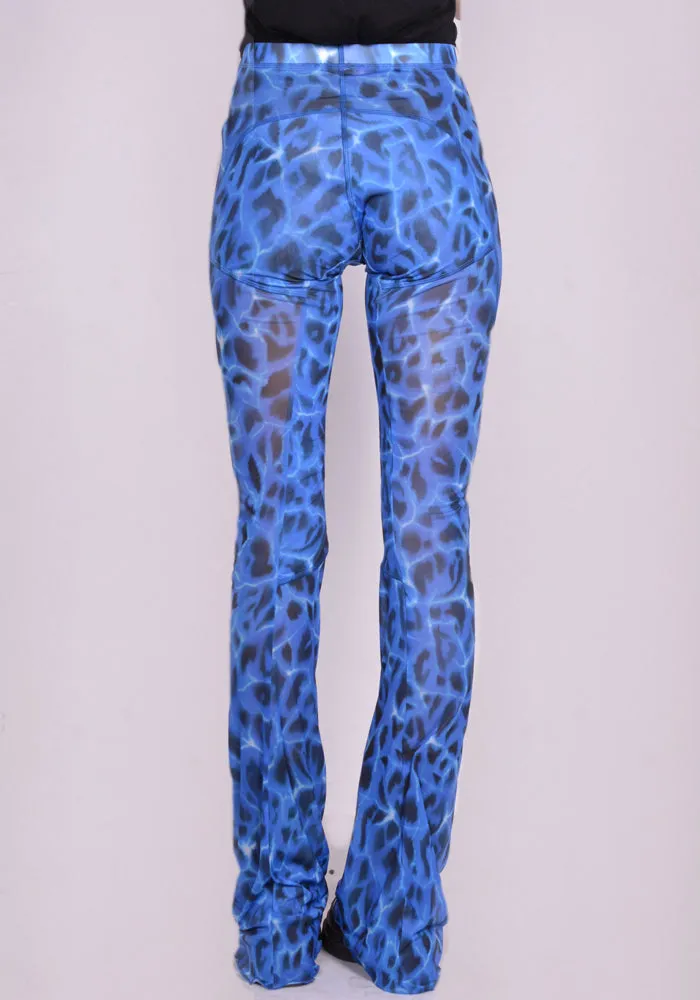 KNWLS SS24-HL0AQULEO HALCYON LEGGINGS AQUA LEO