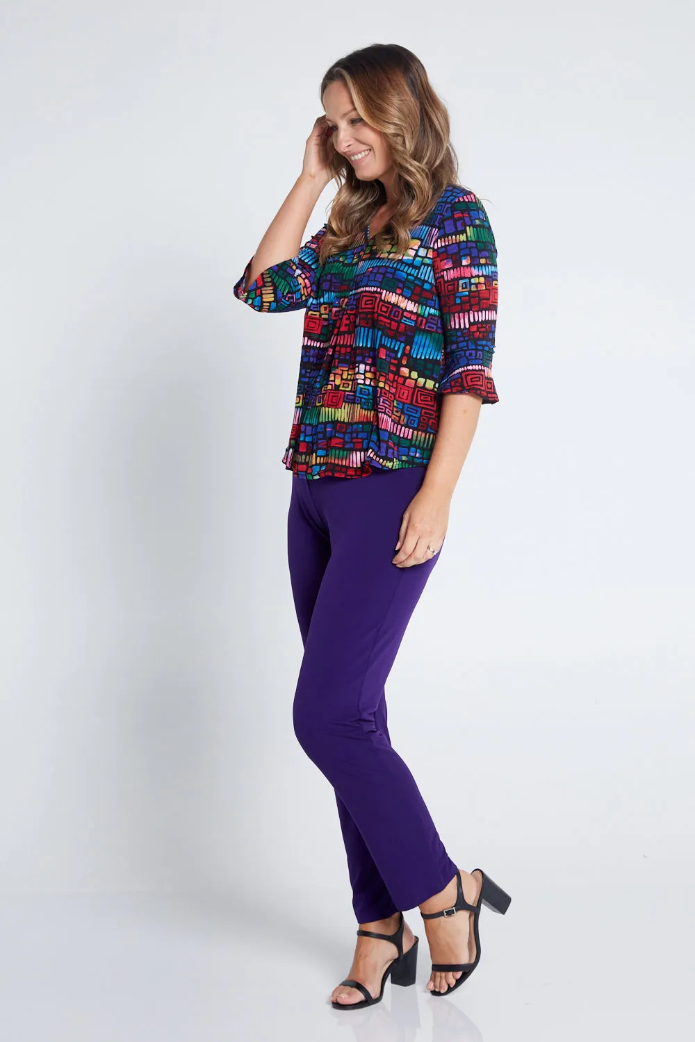 Laura  Pants - Purple