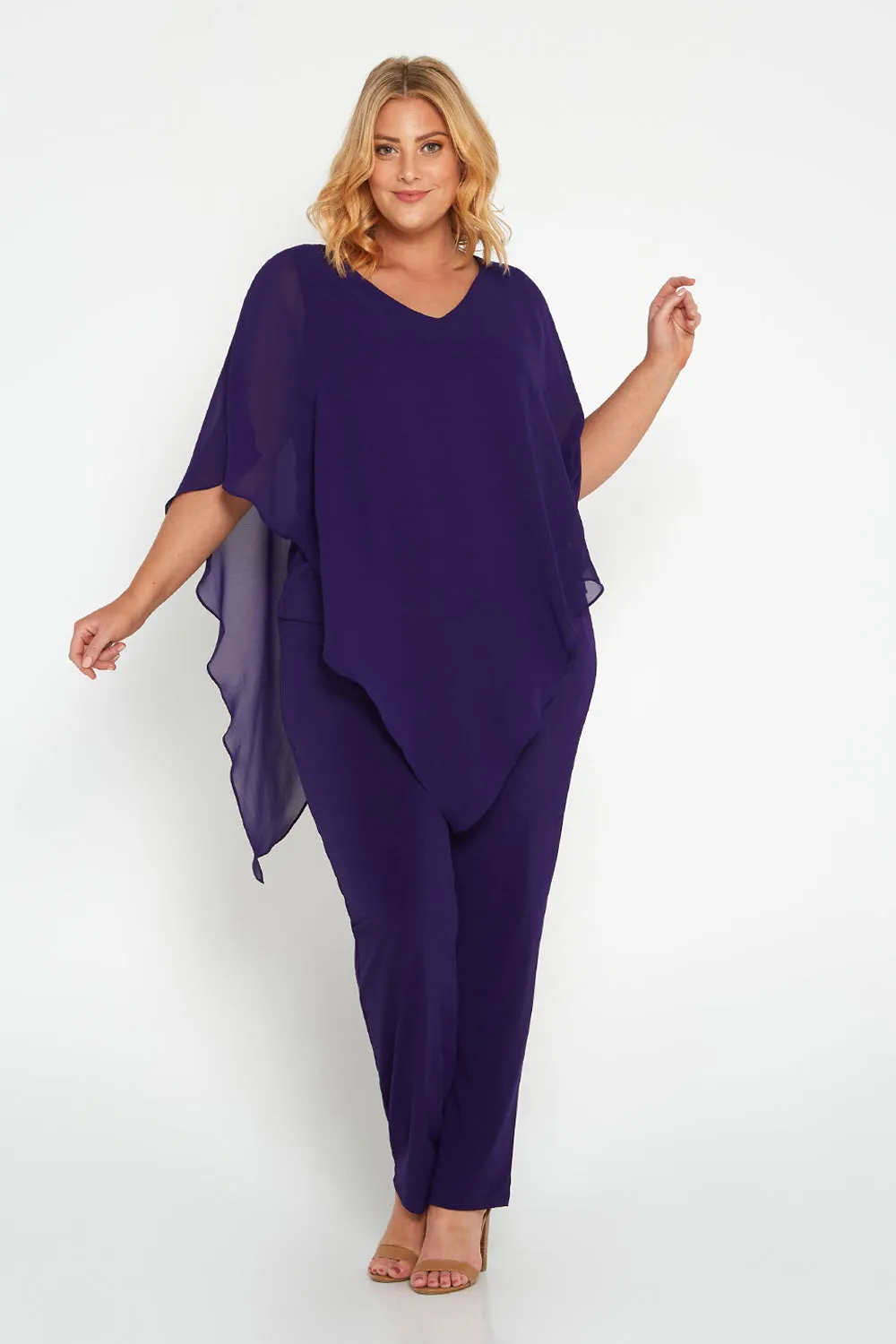 Laura  Pants - Purple